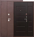Металлическая входная дверь Гарда Антик Венге 1200x2050
